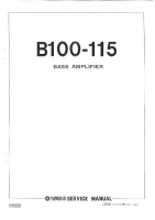 Yamaha B-100-B-115 - Service Manual-0